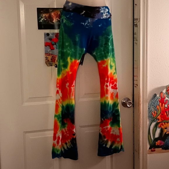Rainbow Tie Dye Pants - Picture 1 of 4